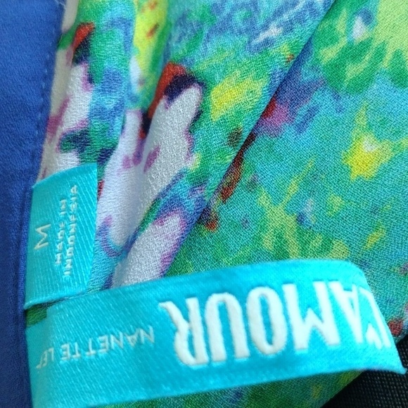 L'Amour multicolor sheer mini dress - Picture 2 of 6